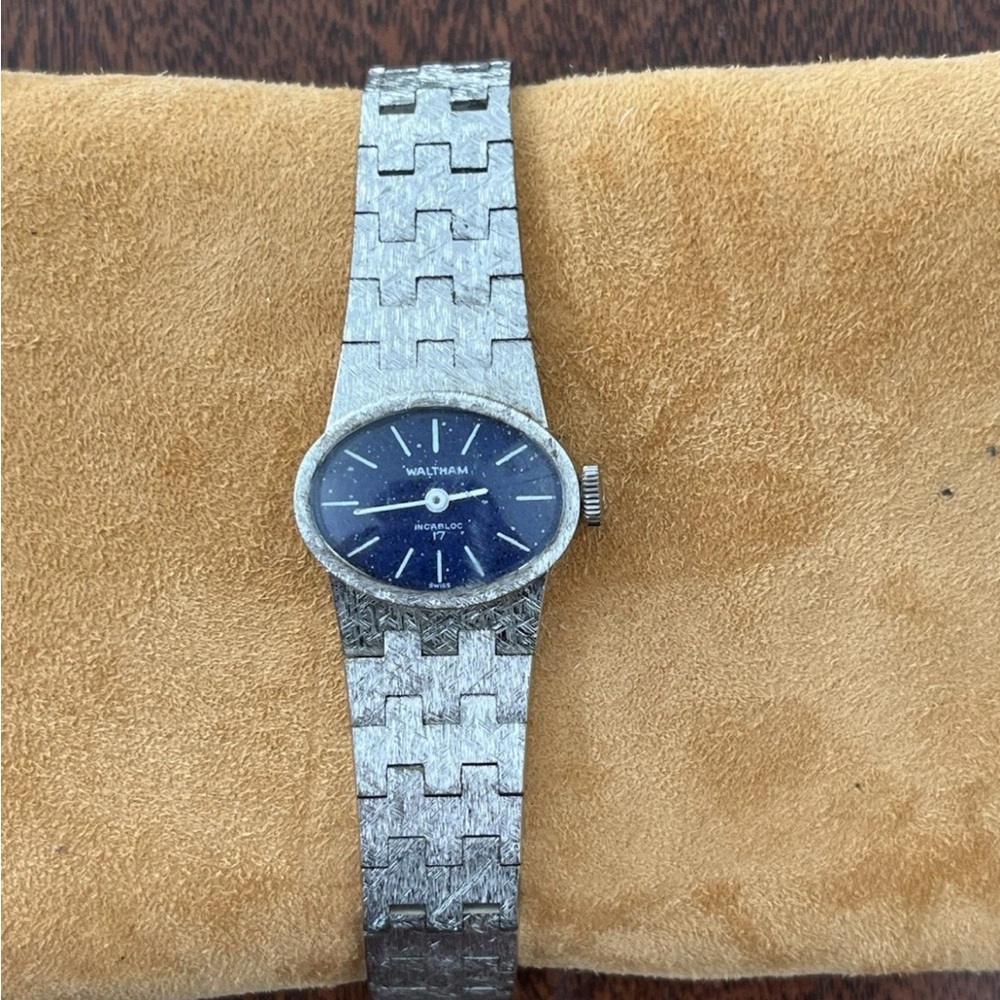 Vintage Waltham Ladies Stainless Steel Watch NOT WORKING